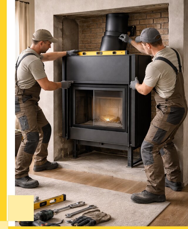 Установка каминных топок в Нижнекамске под ключ от 18250 р. | ЭриданНжм