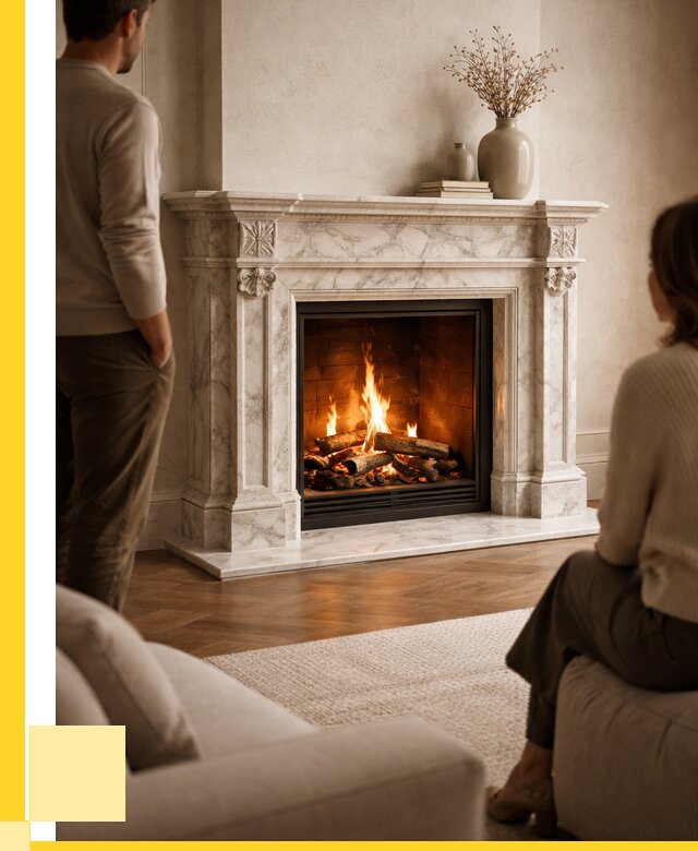 Мраморные камины под ключ в Нижнекамске от 253475 р. | ЭриданНжм