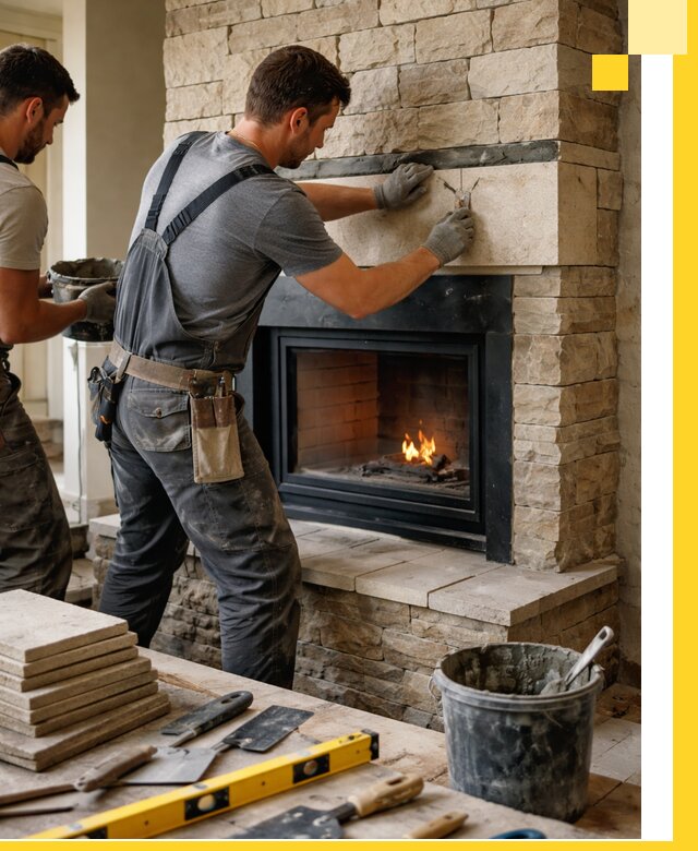 Проектирование и установка открытых каминов в Нижнекамске