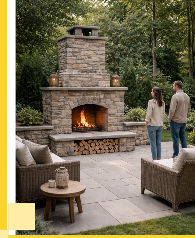 Уличные камины из кирпича в Нижнекамске от 152085 р. | ЭриданНжм