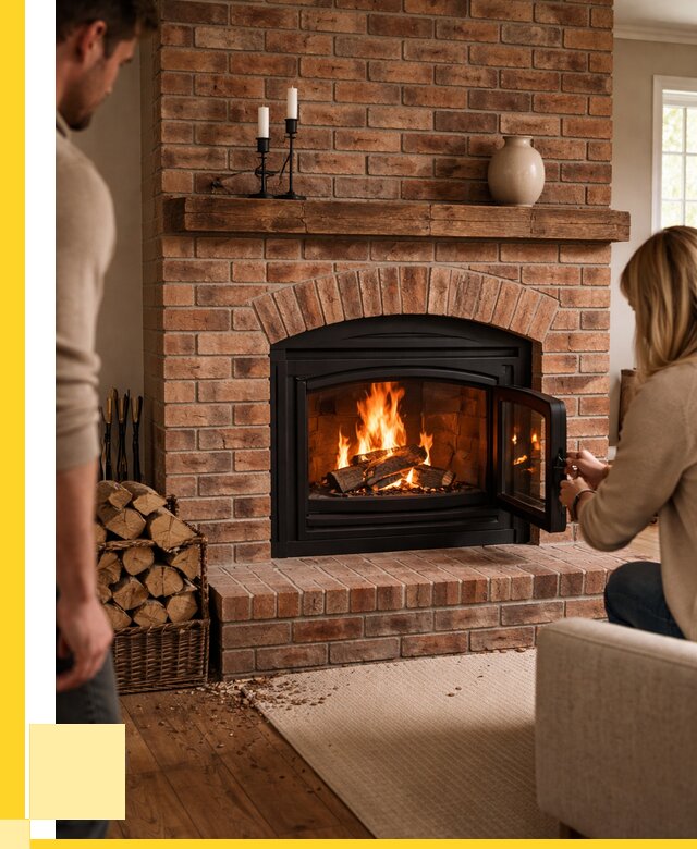 Кирпичные камины под ключ в Нижнекамске от 152085 р. | ЭриданНжм