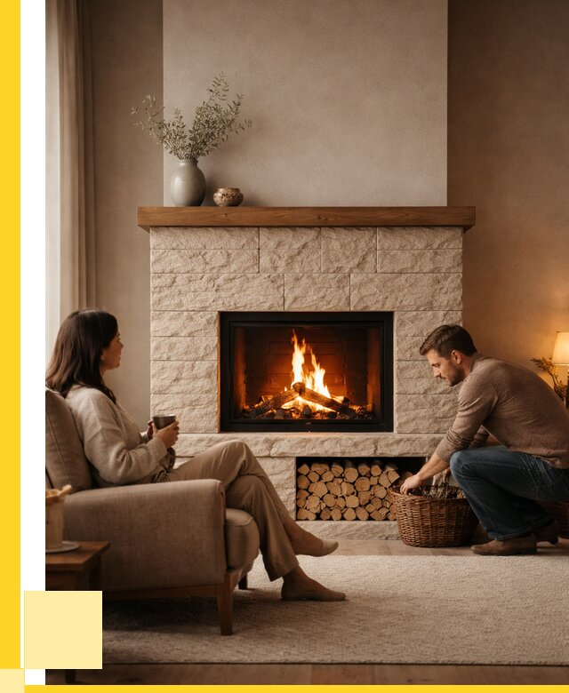 Камины для дома в Нижнекамске под ключ от 152085 р. | ЭриданНжм