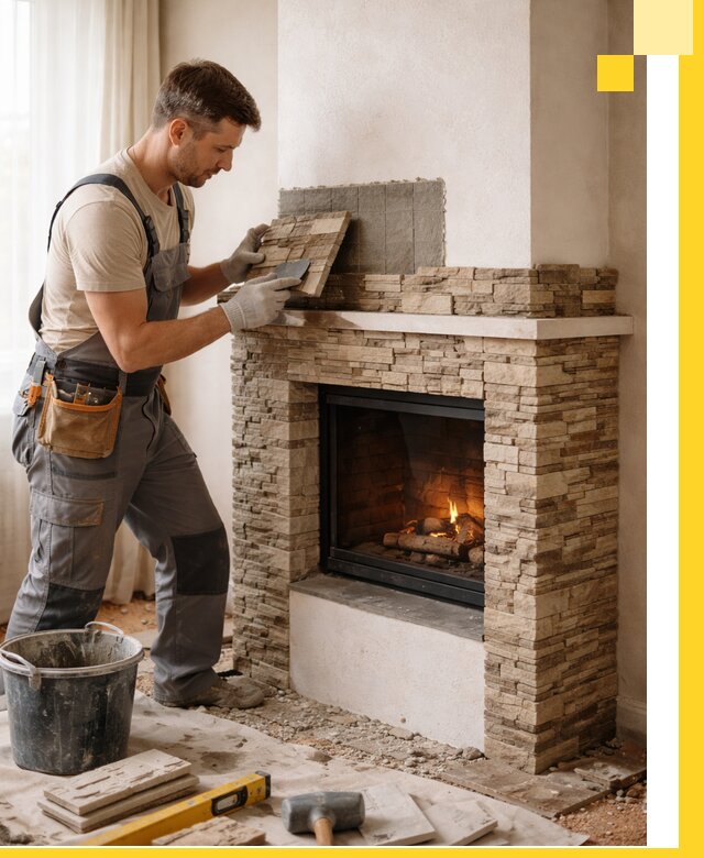 Изготовление и монтаж каминов для дома под ключ в Нижнекамске