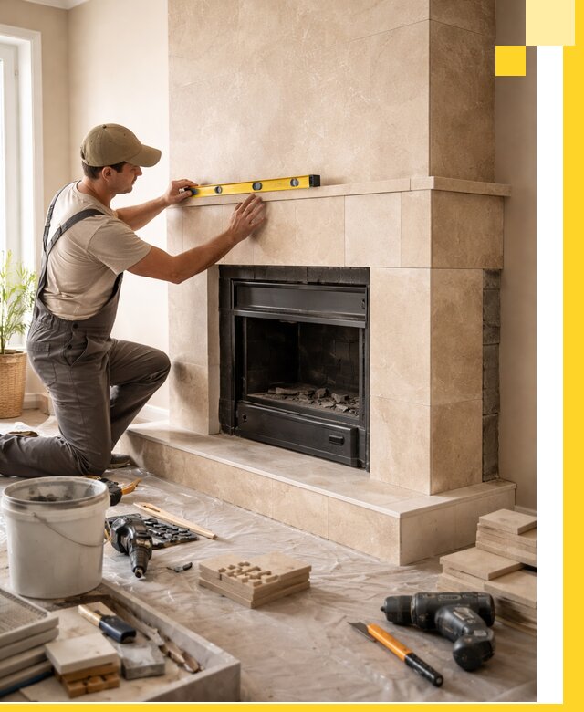 Установка и монтаж каминов в частном доме под ключ в Нижнекамске