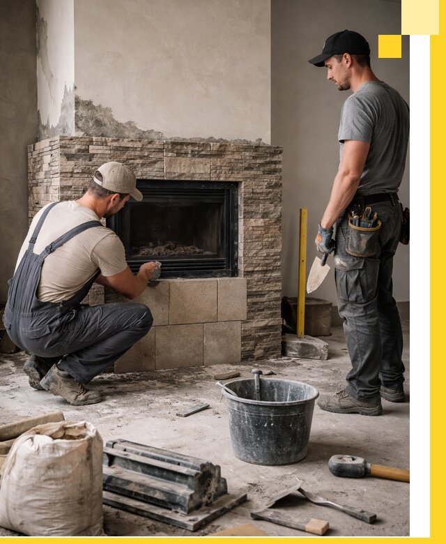 Камины под ключ в Нижнекамске: проект, изготовление и монтаж