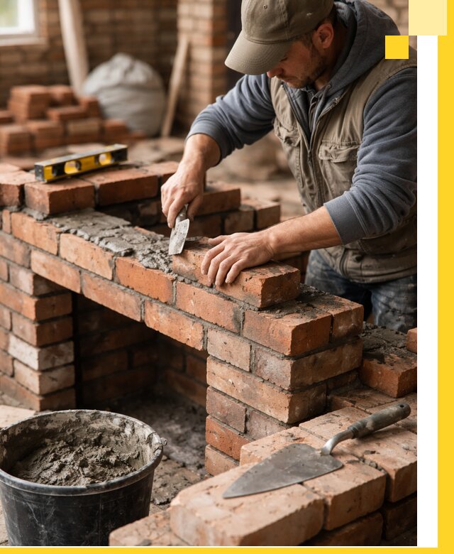 Кладка каминов под ключ в Нижнекамске профессиональная отделка и монтаж