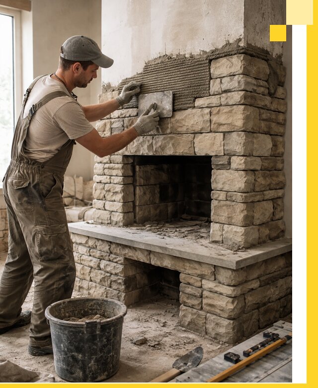 Строительство каминов под ключ в Нижнекамске от проектирования до монтажа