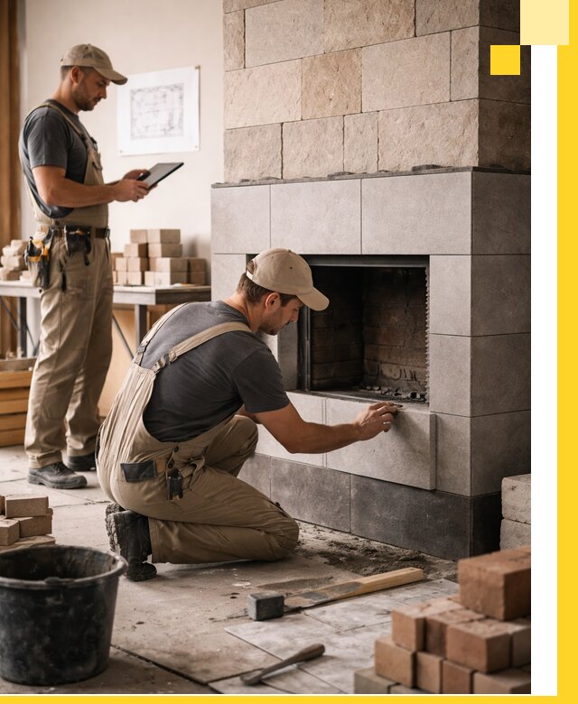 Индивидуальные проекты каминов и каминных систем в Нижнекамске