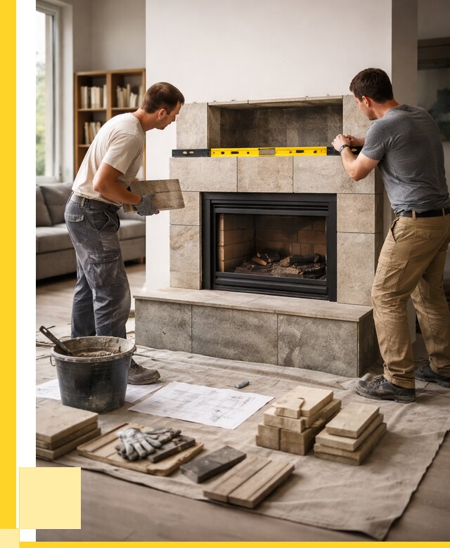 Монтаж каминов и установка в Нижнекамске от 45626 р. | ЭриданНжм