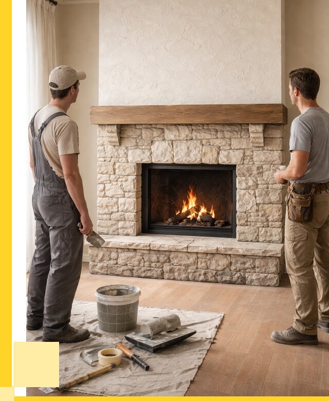 Отделка каминов в Нижнекамске от 6590 р. под ключ | ЭриданНжм