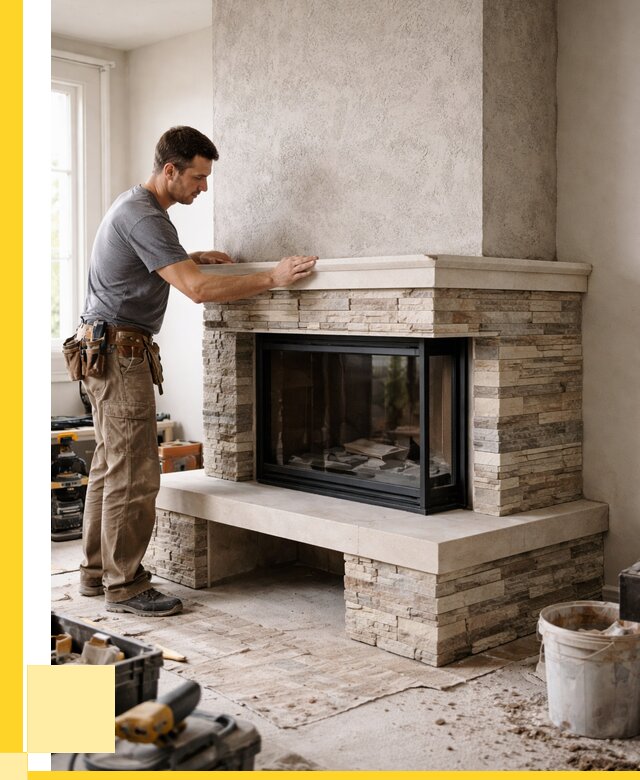 Изготовление каминов под ключ в Нижнекамске от 152085 р. | ЭриданНжм