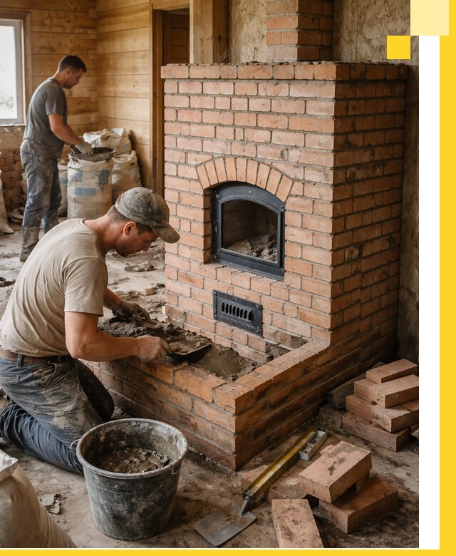 Профессиональное строительство печей в Нижнекамске под ключ
