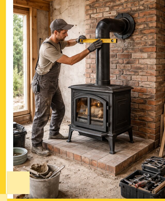 Монтаж печей установка банной печи в Нижнекамске от 15209 р. | ЭриданНжм