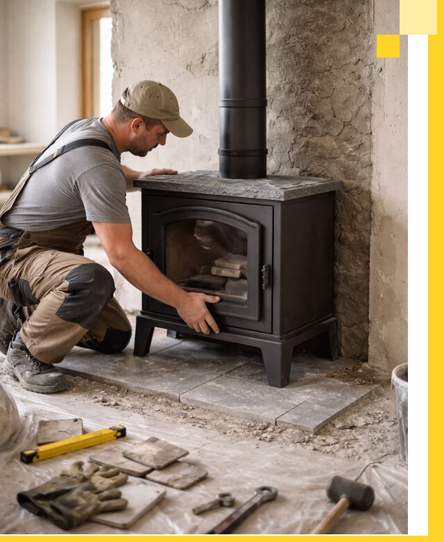 Профессиональный монтаж печей и каминов в Нижнекамске под ключ