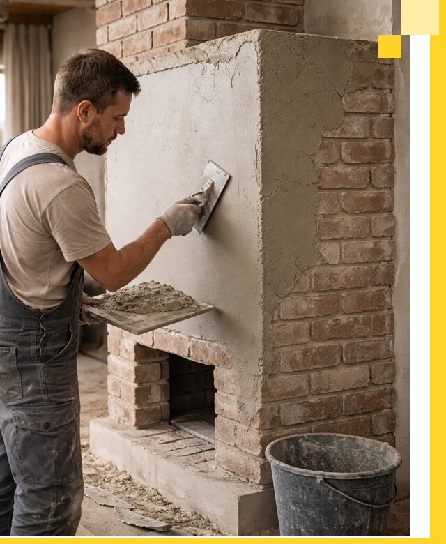 Отделка печей и облицовка каминов в Нижнекамске под ключ