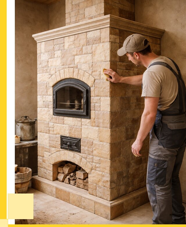 Облицовка печей в Нижнекамске от 4563 р. под ключ | ЭриданНжм