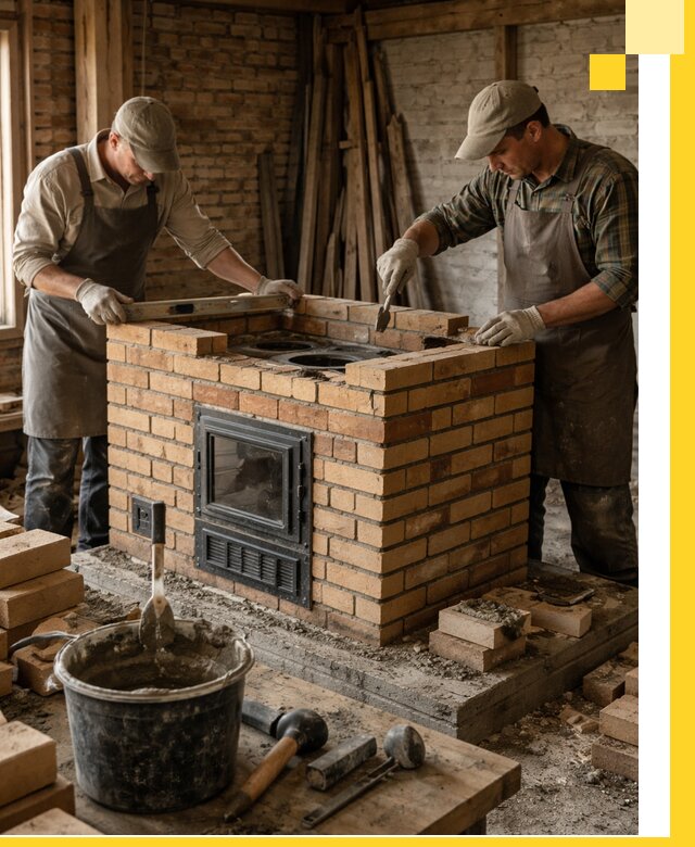 Изготовление и установка варочных печей под ключ в Нижнекамске