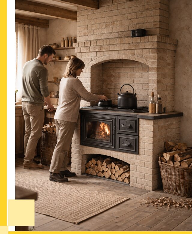 Печи с плитой в Нижнекамске от 45626 р. | ЭриданНжм — кирпичная печь