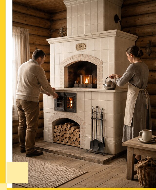 Русские печи в Нижнекамске: установка от 152085 р. ЭриданНжм