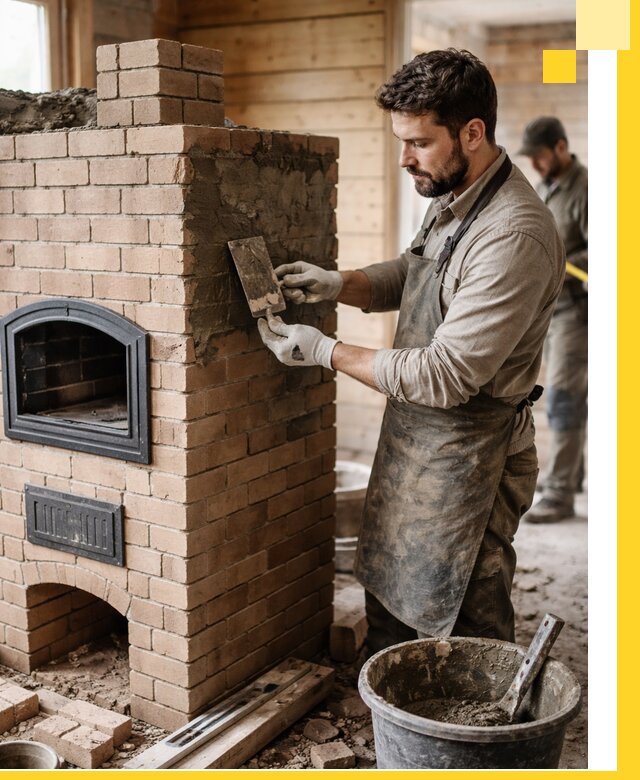 Изготовление и установка печей-шведок под ключ в Нижнекамске