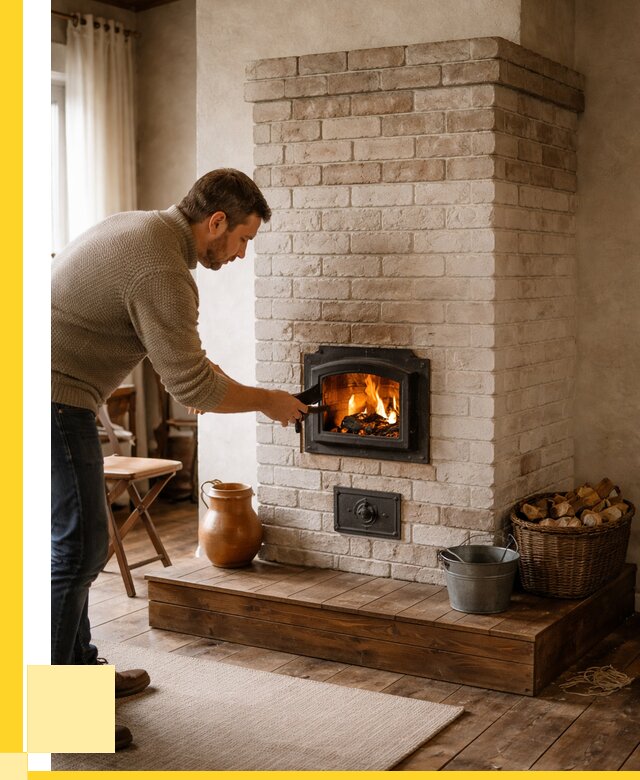 Печь голландка из кирпича в Нижнекамске от 86182 р. | ЭриданНжм