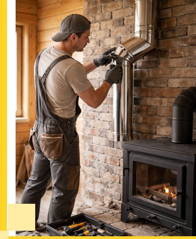 Монтаж дымоходов для печей в Нижнекамске от 7604 р. | ЭриданНжм