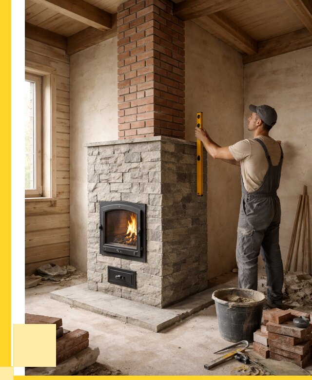 Печи и дымоходы под ключ в Нижнекамске от 45626 р., ЭриданНжм