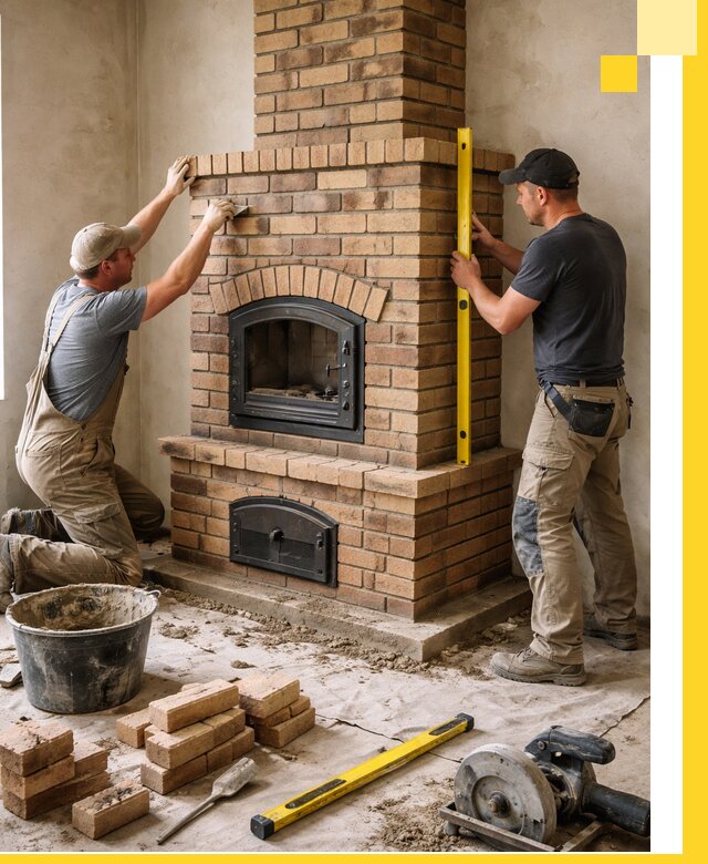 Продажа и установка печей и каминов для дома под ключ в Нижнекамске