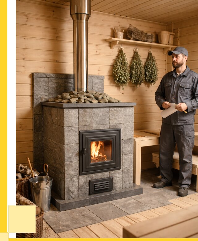 Печи для бани под ключ в Нижнекамске от 121668 р. | ЭриданНжм