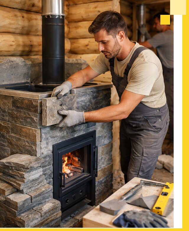 Печи для бани под ключ в Нижнекамске: изготовление и монтаж