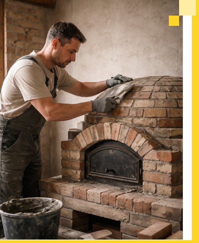 Изготовление и монтаж помпейских печей на заказ в Нижнекамске