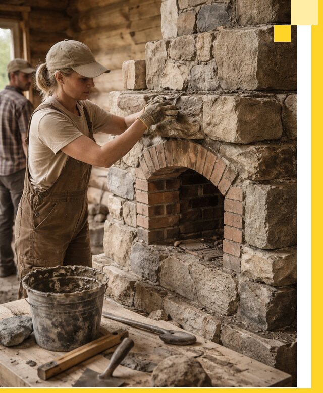 Каменные печи на заказ и монтаж в Нижнекамске, долговечные решения