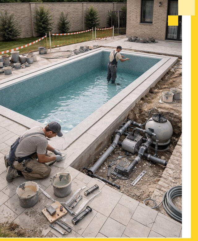 Строительство бассейнов под ключ в Нижнекамске: проекты и монтаж