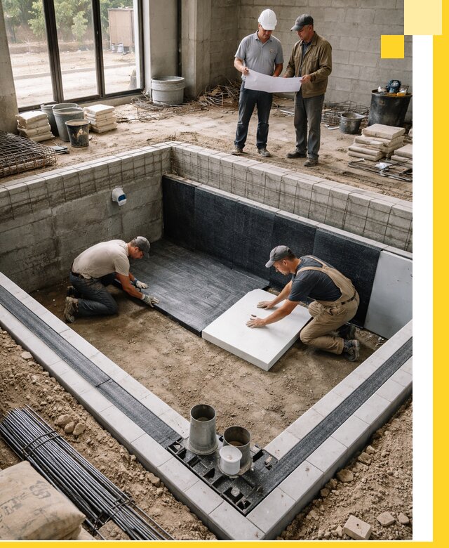 Проекты частных и общественных бассейнов под ключ в Нижнекамске