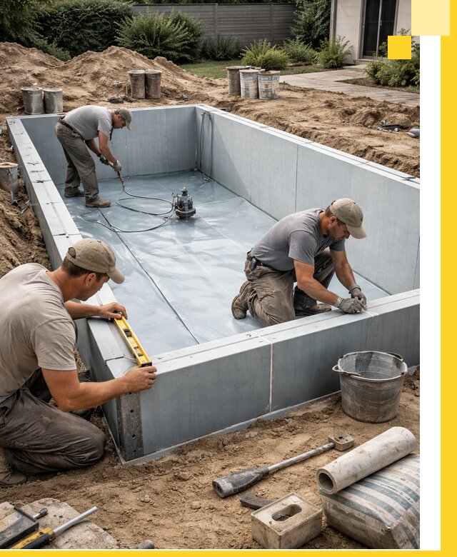 Профессиональный монтаж бассейнов под ключ в Нижнекамске с гарантией