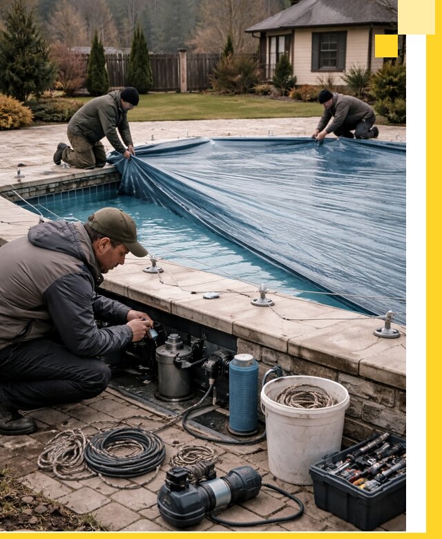 Консервация бассейнов в Нижнекамске: подготовка к длительному хранению