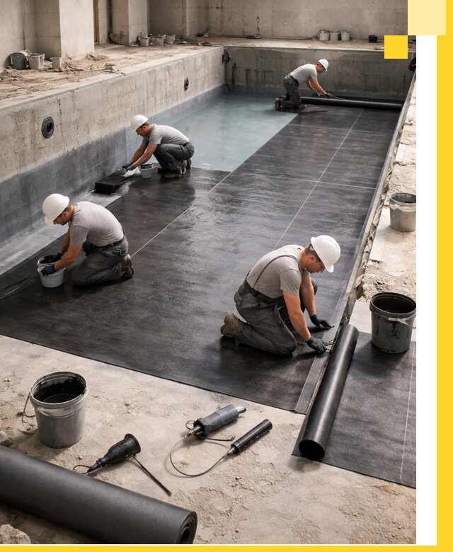 Профессиональная гидроизоляция бассейнов и чаш в Нижнекамске под ключ