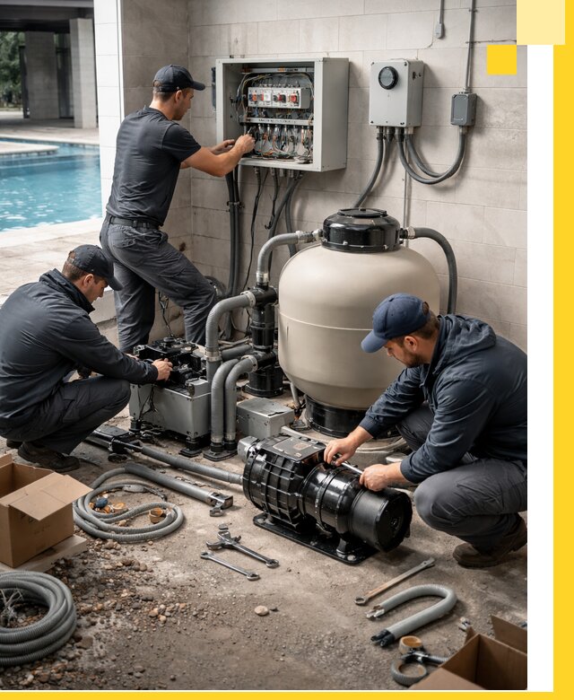 Профессиональный монтаж оборудования для бассейнов в Нижнекамске