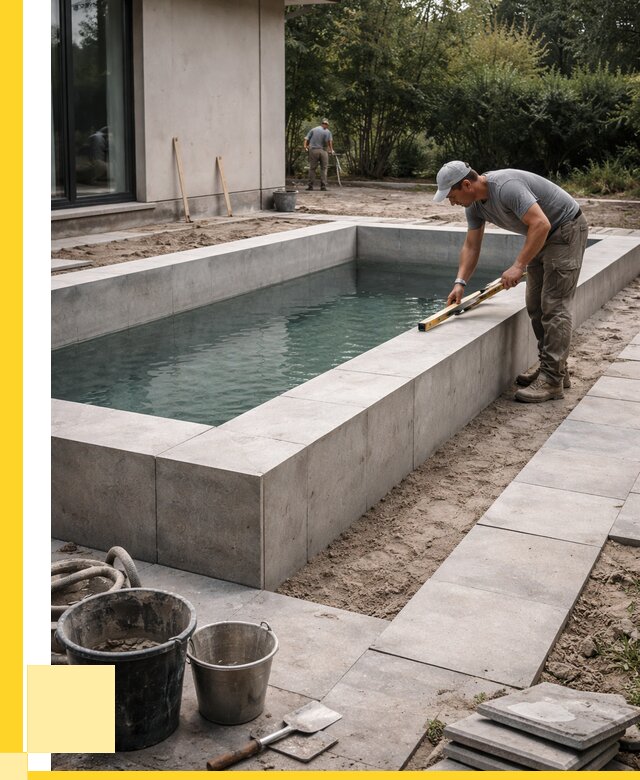 Строительство бетонного бассейна в Нижнекамске от 1216680 р. | ЭриданНжм