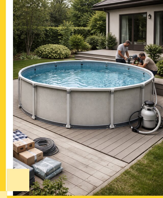 Купить каркасные бассейны в Нижнекамске от 45626 р. | ЭриданНжм