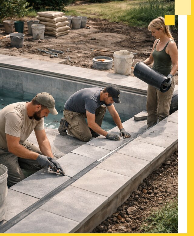 Строительство и монтаж уличных бассейнов под ключ в Нижнекамске