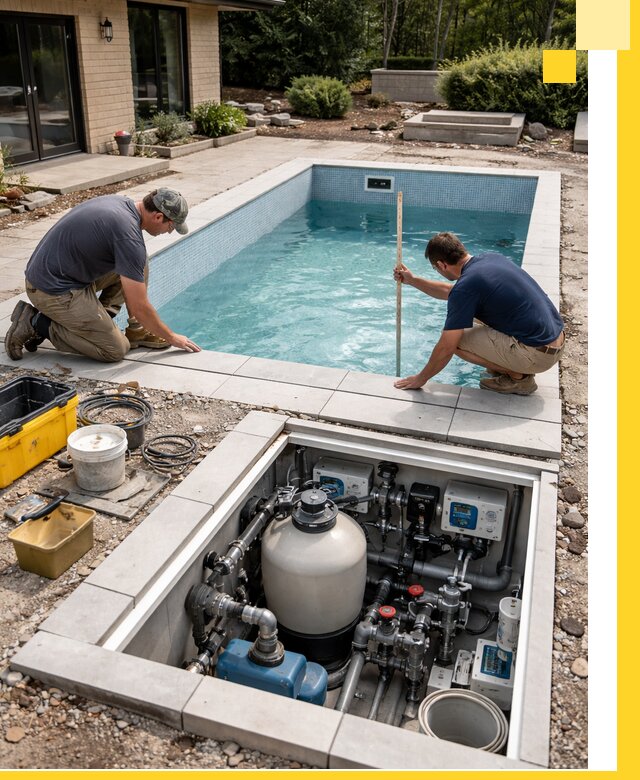 Строительство качественных домашних бассейнов под ключ в Нижнекамске