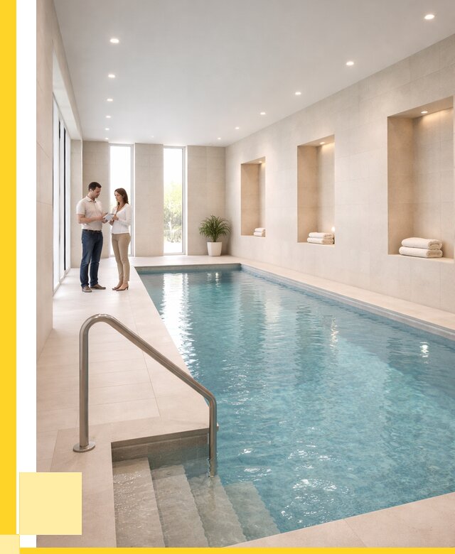 Бассейны в помещении под ключ в Нижнекамске от 1520850 р. | ЭриданНжм