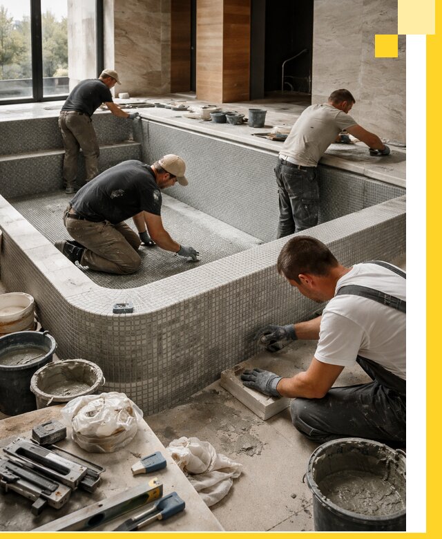 Строительство и установка СПА бассейнов под ключ в Нижнекамске