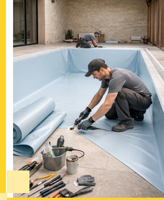 Пленка ПВХ для бассейнов в Нижнекамске от 2535 р. | ЭриданНжм