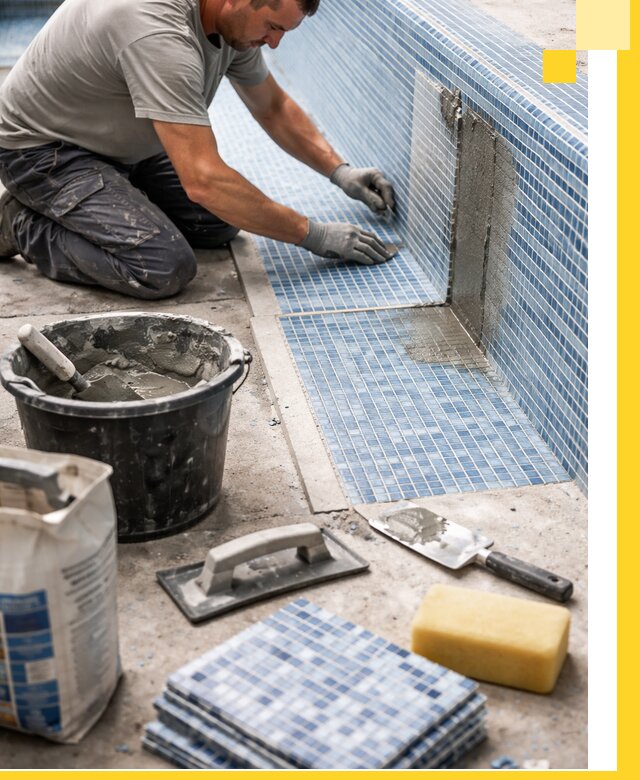 Укладка и ремонт мозаики для бассейнов под ключ в Нижнекамске