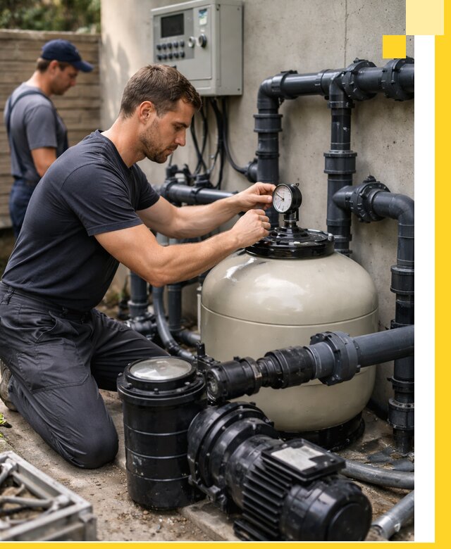 Поставка и монтаж фильтровального оборудования для бассейнов в Нижнекамске