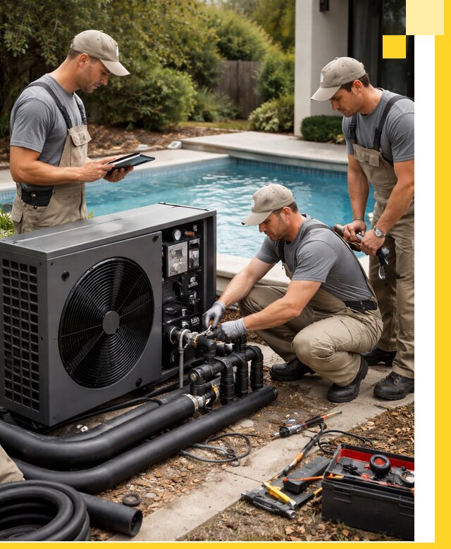 Проектирование и установка тепловых насосов для бассейнов в Нижнекамске