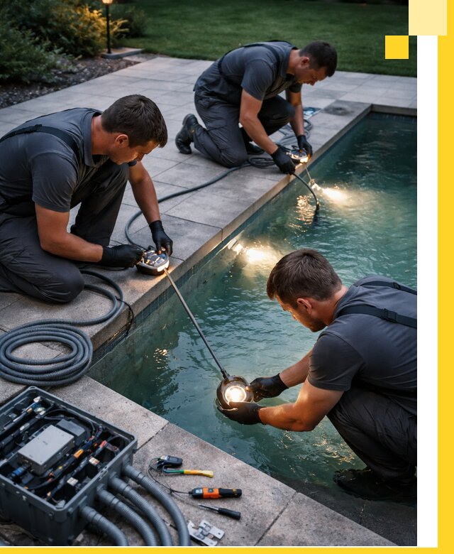 Профессиональное освещение бассейнов в Нижнекамске: дизайн и монтаж