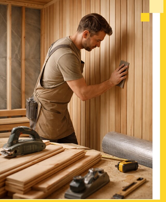 Профессиональная отделка саун и парных под ключ в Нижнекамске